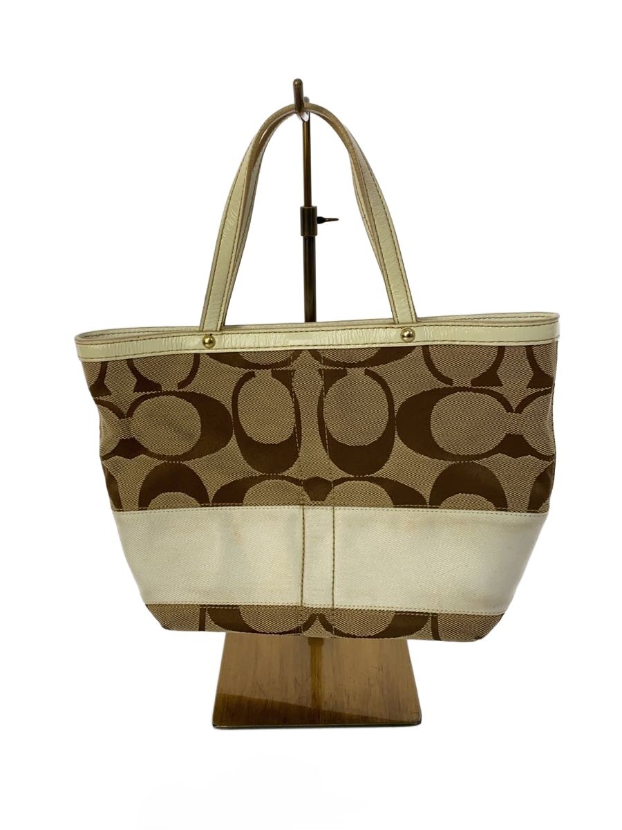 COACH - 【中古】COACH◆ハンドバッグ/--/BEG/総柄/L0667-10123//【バッグ】