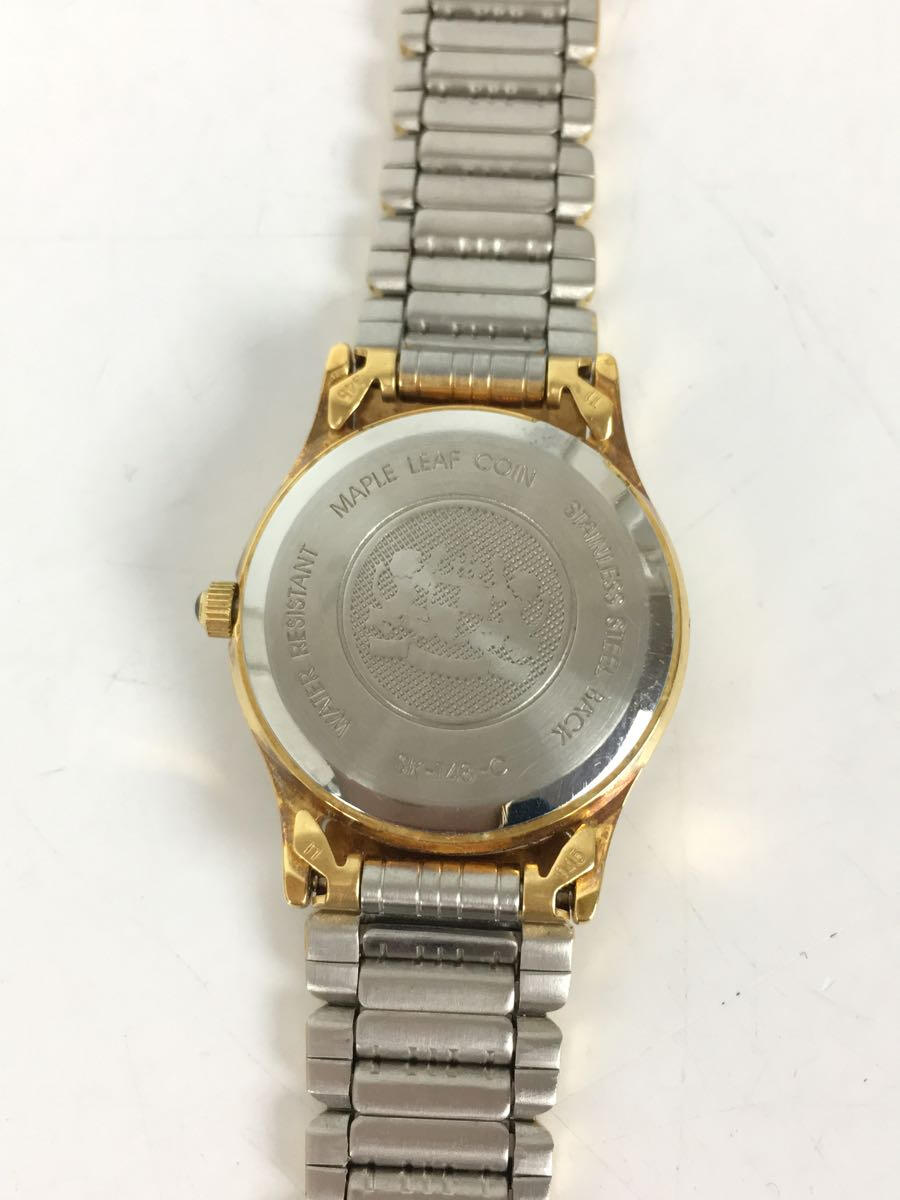 【中古】ELGIN◆CANADA/COIN/OLD/クォーツ腕時計/アナログ/ステンレス/ゴールド【服飾雑貨他】 3