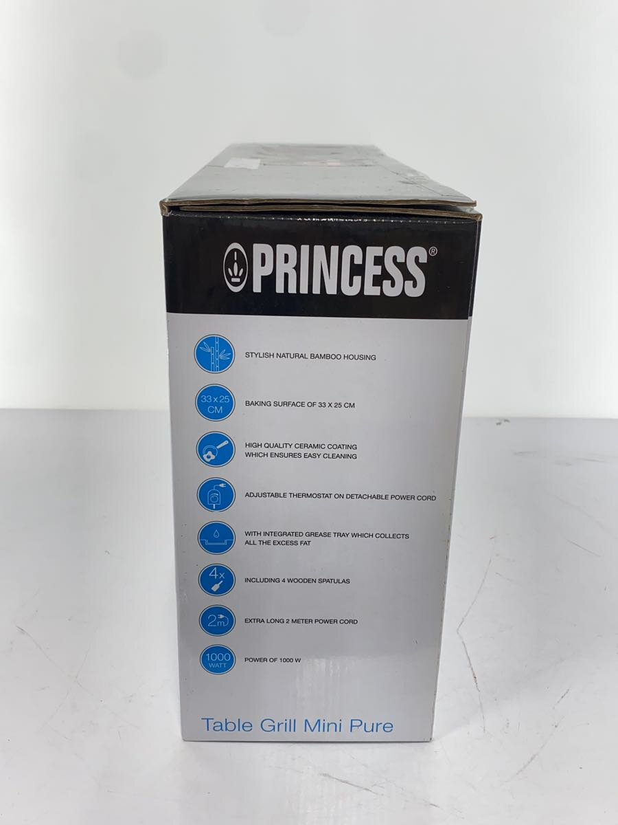 【中古】Dear Princess◆ホットプレート・グリル鍋/おしゃれ/ホワイト/白/ウッド/PRINCESS【家電・ビジュアル・オーディオ】