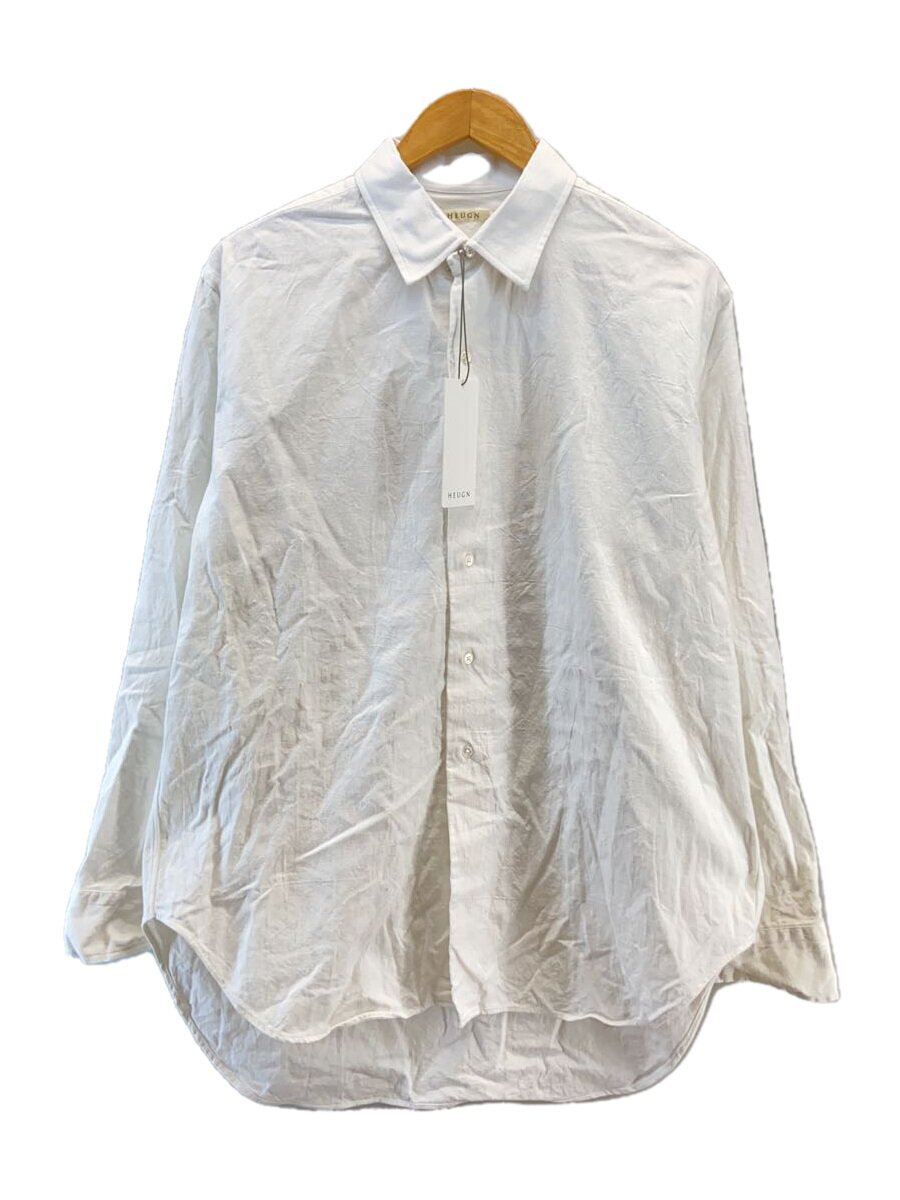 【中古】HEUGN◆カディコットンシャツ/タグ付き/長袖シャツ/3/コットン/WHT/SHIRT089VE【メンズウェア】