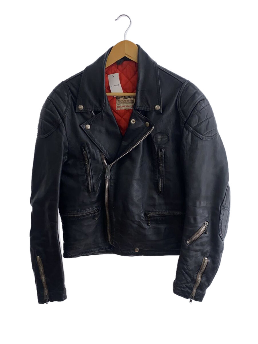 【中古】Lewis Leathers◆レザージャケット・ブルゾン/40/レザー/BLK【メンズウェア】
