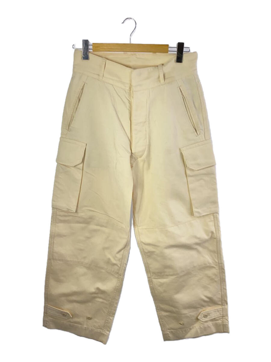 【中古】BLURHMS◆カーゴパンツ/2/コットン/IVO/無地/bROOTS23S35【メンズウェア】