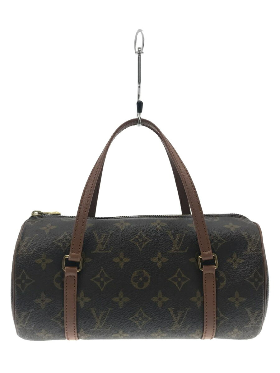 LOUIS VUITTON◆ルイヴィトン/M51366/パピヨン26/旧パピオン/モノグラム/ブラウン/角擦れ有