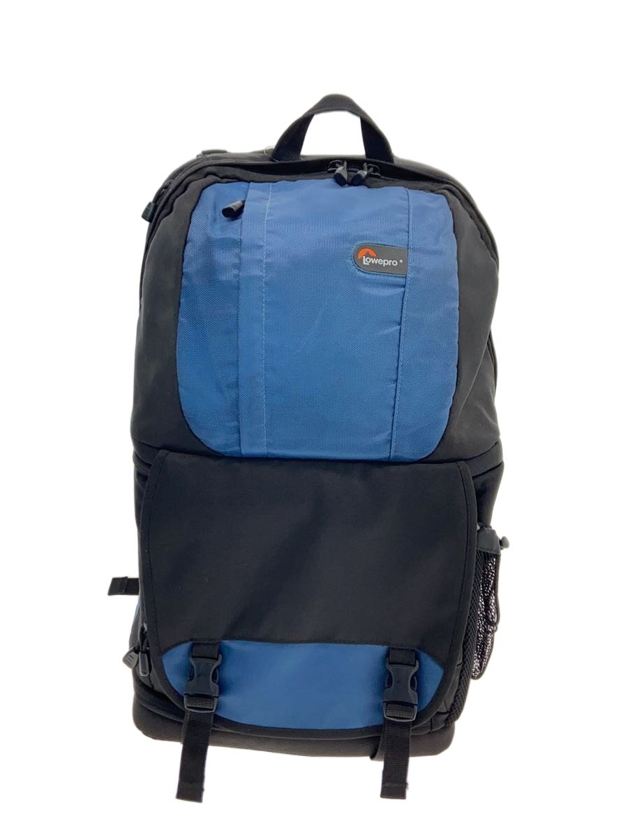 LOWEPRO◆Fastpack 200/カメラバックパック/リュック/--/ブラック×ブルー