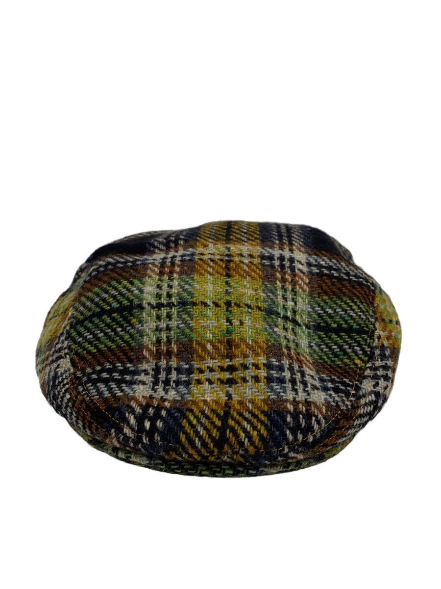 【中古】ETRO◆キャスケット/XL/ウール/マルチカラー/チェック/メンズ【服飾雑貨他】