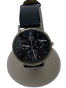 【中古】WATCH PEOPLE/PANTO/クォーツ腕時計/BLK【服飾雑貨他】