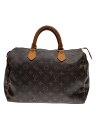 【中古】LOUIS VUITTON◆1)スピーディ30_モノグラム・キャンバス_BRW/PVC/BRW//【バッグ】