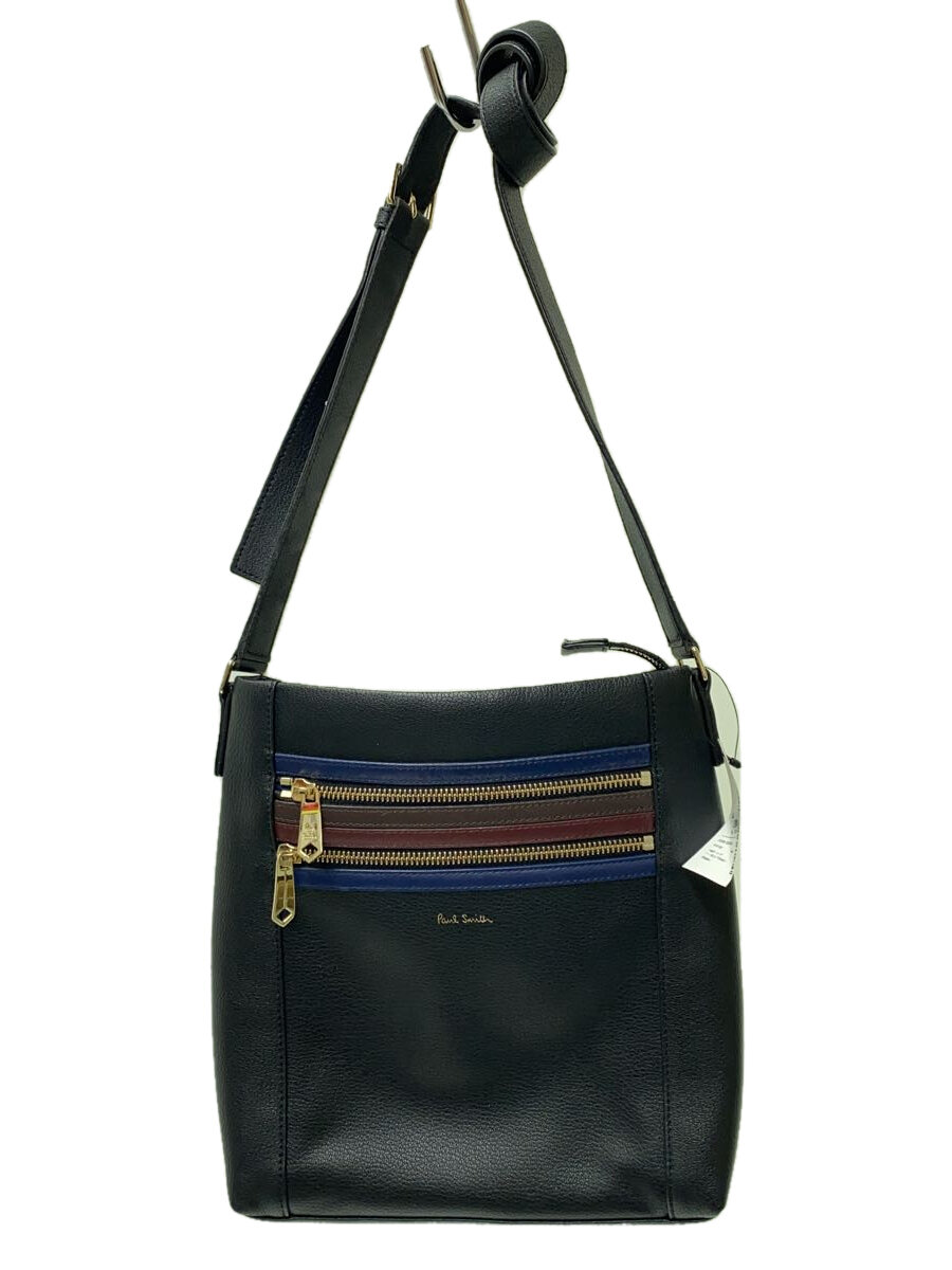 【中古】Paul Smith◆ショルダーバッグ/--/BLK/PSN481【バッグ】