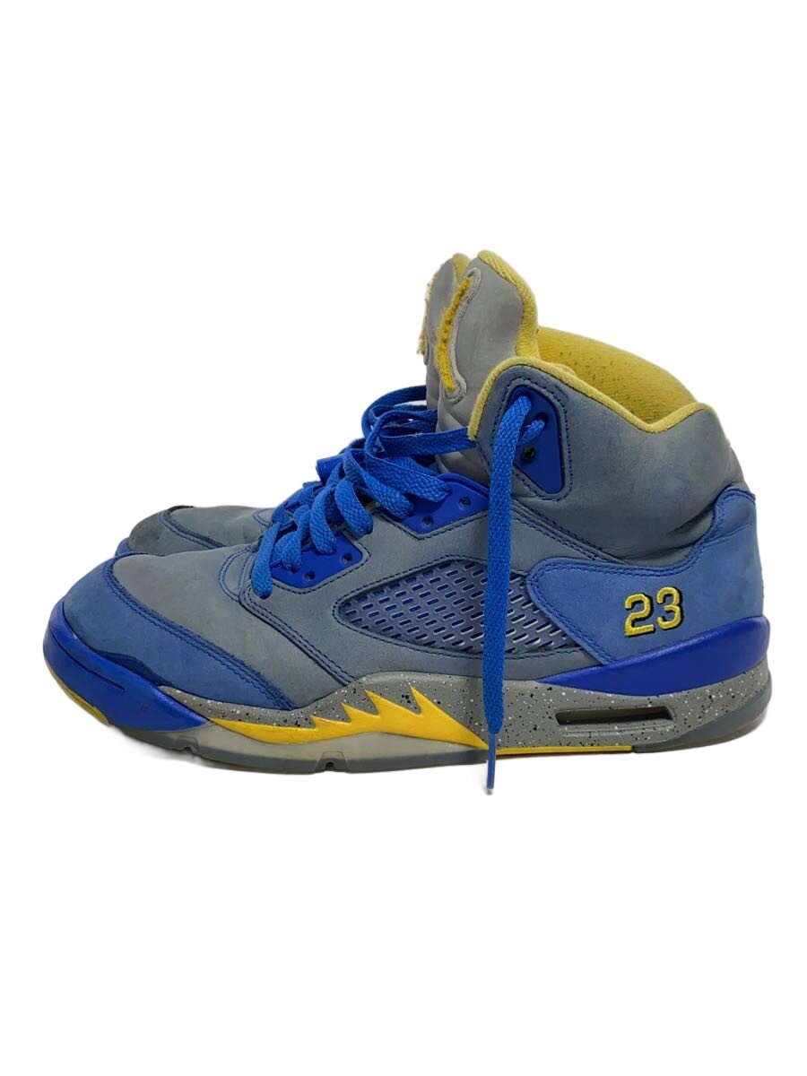 NIKE◆AIR JORDAN 5 LANEY JSP/エアジョーダン/ブルー/CD2720-400/27.5cm/BLU