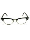 【中古】Ray-Ban◆メガネ/ウェリントン/プラスチック/BLK/WHT/メンズ/DB1149【服飾雑貨他】