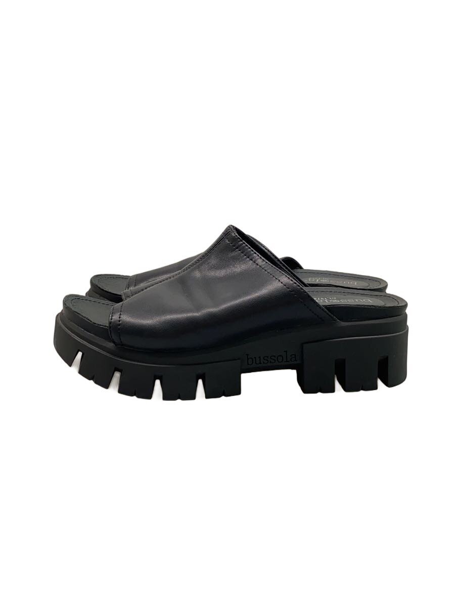 Rakuten - 【中古】bussola◆サンダル/24cm/BLK【シューズ】