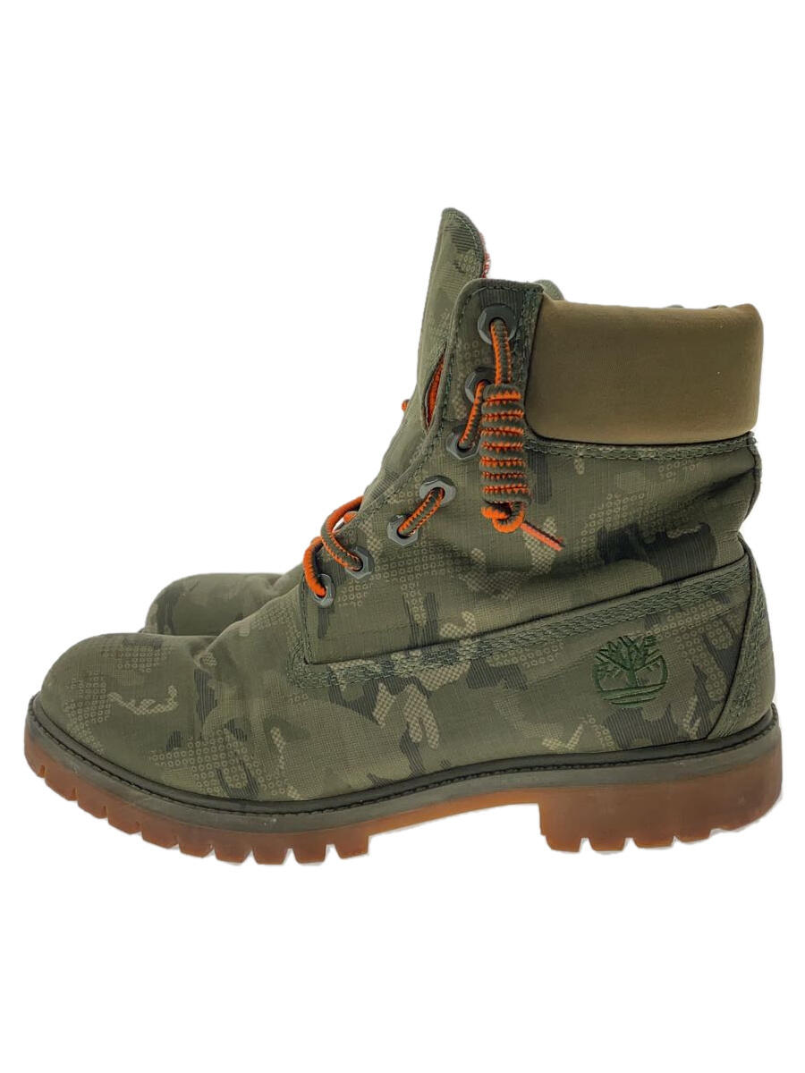 【中古】Timberland◆ブーツ/26.5cm/GRN/A2