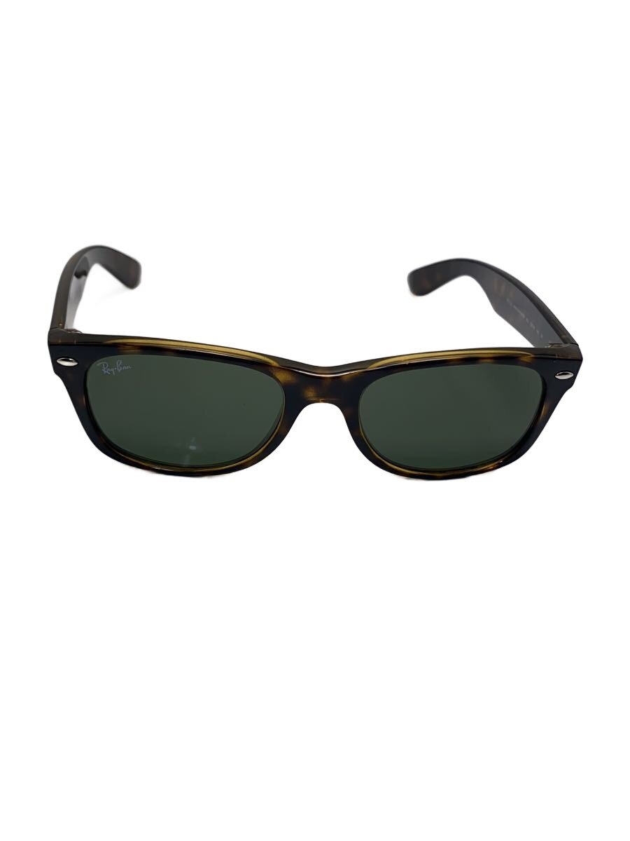 Sunglasses - 【中古】Ray-Ban◆サングラス/NEW WAYFARER/--/プラスチック/BRW/GRN/メンズ/RB2132//【服飾雑貨他】