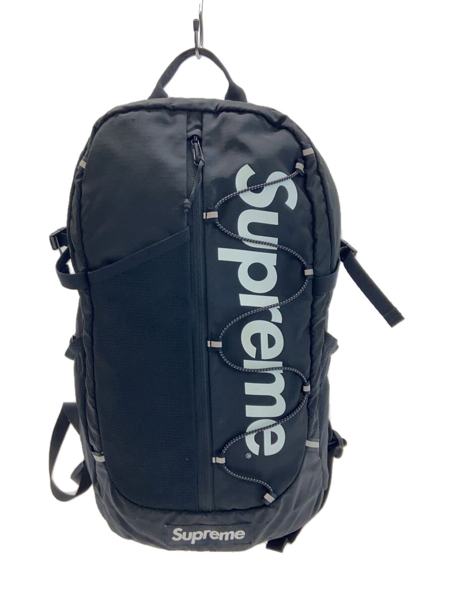 SUPREME - 【中古】Supreme◆リュック/ナイロン/BLK/17SS/Cordura Ripstop Nylon Backpack/? NULL ?【バッグ】