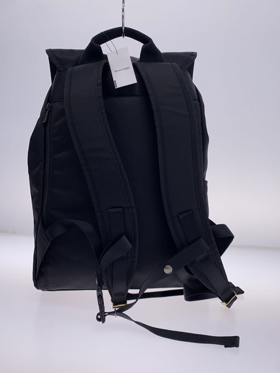 【中古】PORTER GIRL◆リュック/ナイロン/BLK【バッグ】