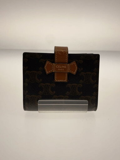【中古】CELINE◆2つ折り財布/--/BLK/総柄/レディース/スレ有【服飾雑貨他】 【中古】CELINE◆2つ折り財布/--/BLK/総柄/レディース/スレ有【服飾雑貨他】