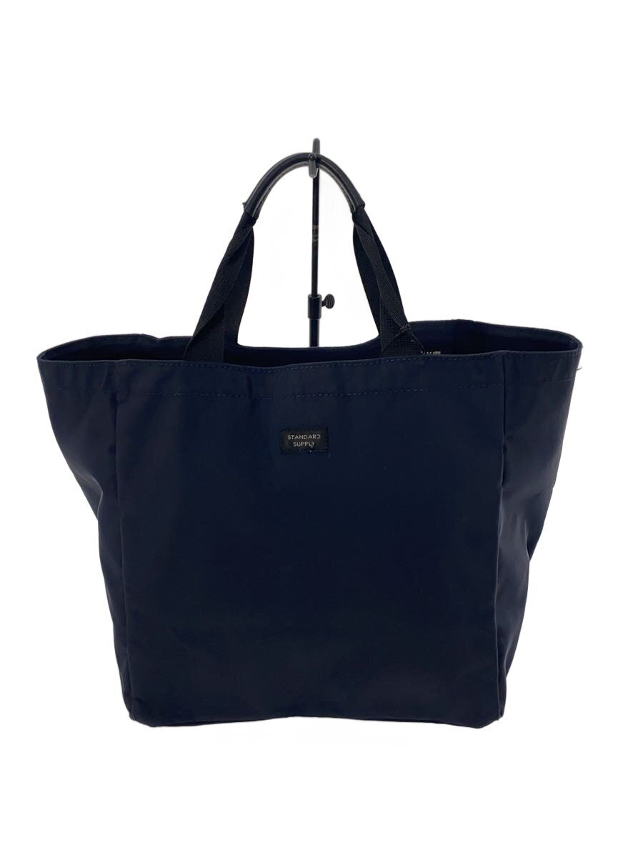 Rakuten - 【中古】STANDARD SUPPLY◆ハンドバッグ/コットン/NVY/無地【バッグ】