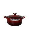 【中古】LE CREUSET◆鍋/RED【キッチン用品】
