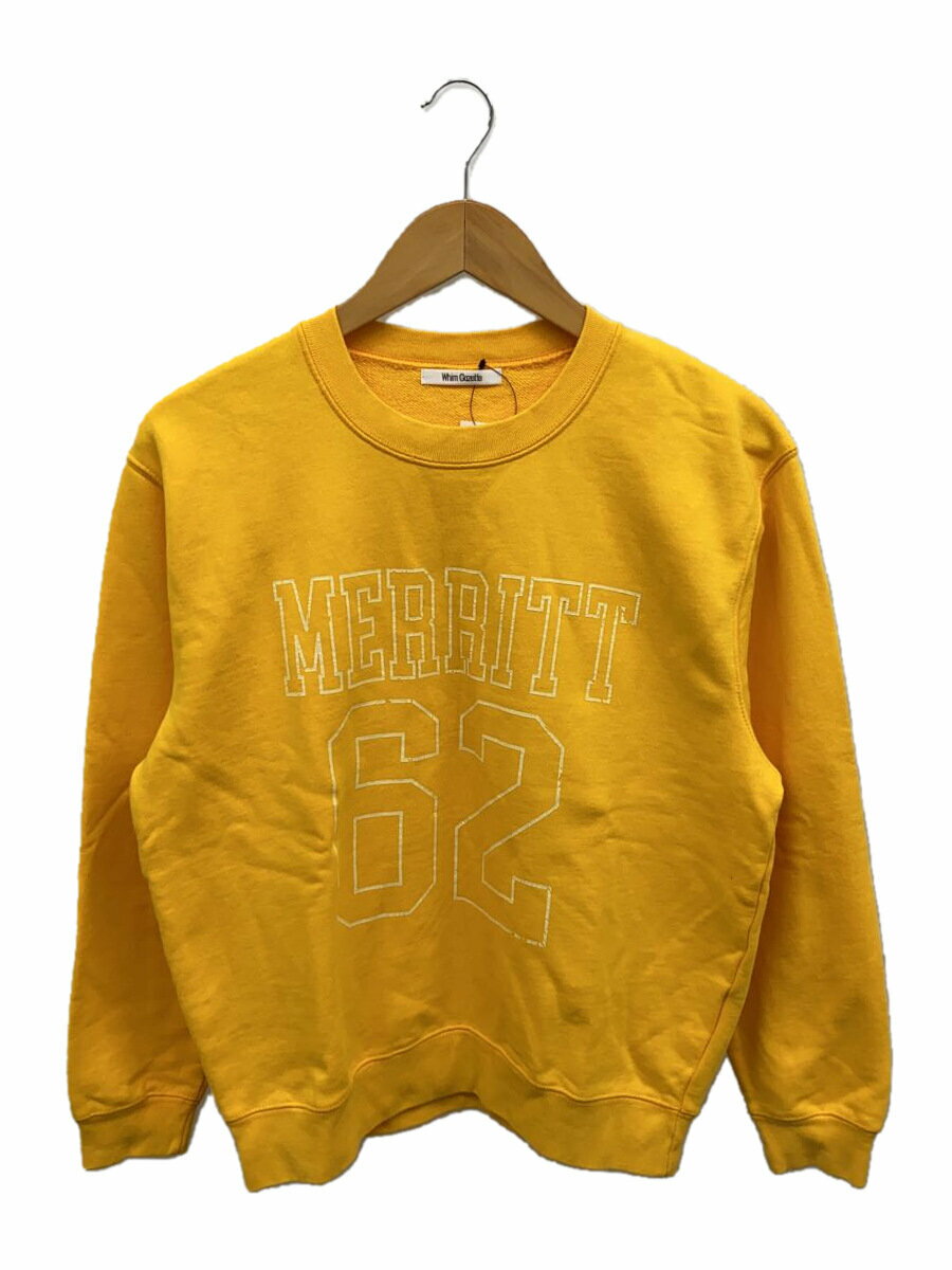 【中古】Whim Gazette◆スウェット/FREE/コットン/YLW/WGZ1032406A0001//【レディースウェア】