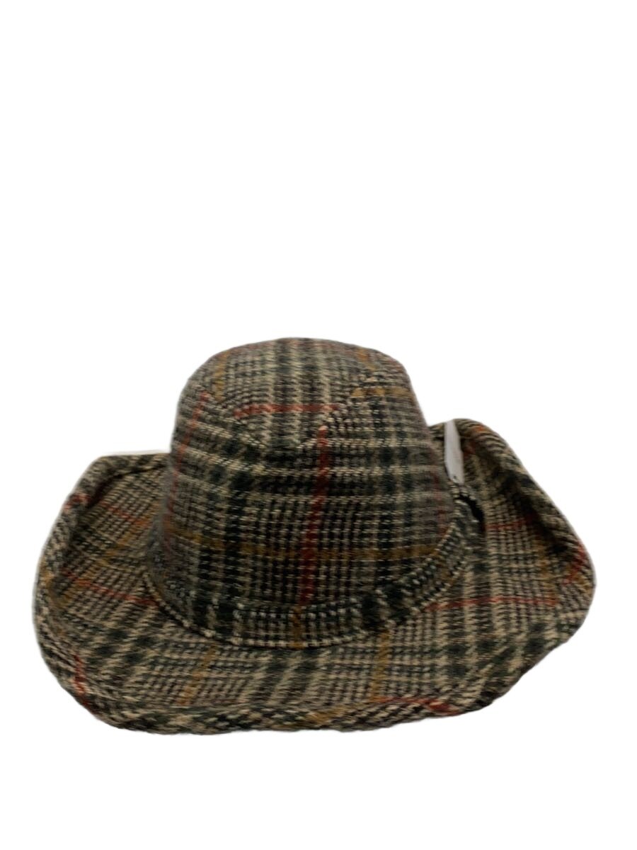 【中古】NEWYORK HAT&CAP CO.◆USA製/ハット/L/ウール/マルチカラー/チェック/メンズ【服飾雑貨他】