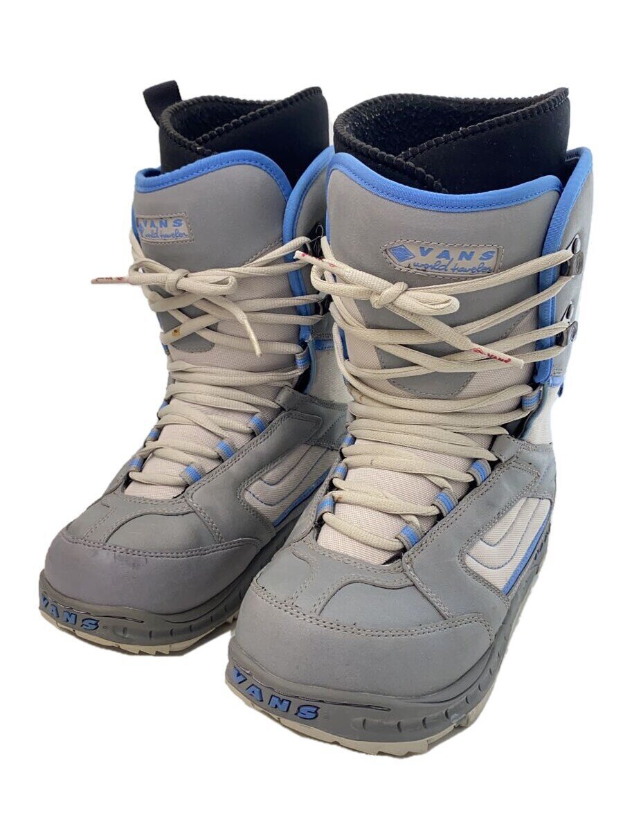 【中古】VANS◆スノーボードブーツ/スノボブーツ/ウィンタースポーツ用品/25cm/シューレース/グレー【スポーツ】