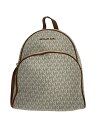 【中古】MICHAEL KORS◆リュック/--/WHT/総柄/35F8GAYB2B【バッグ】(4)