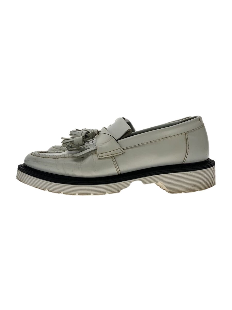 【中古】Loake◆ローファー/--/WHT/レザー【シューズ】