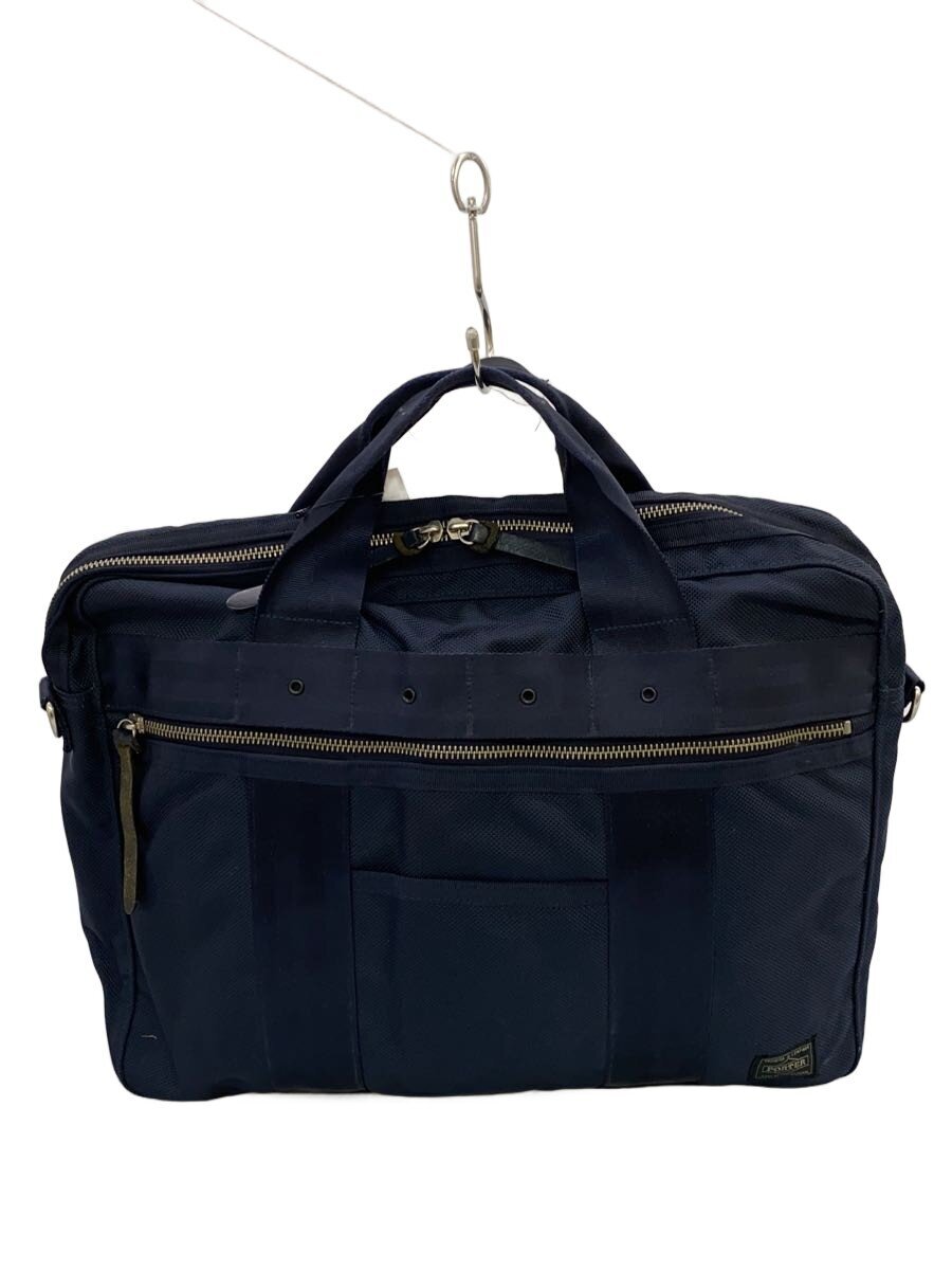 【中古】PORTER◆ブリーフケース/ナイロン/ネイビー【バッグ】