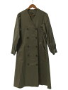 【中古】LE ciel a la mode/コート/38/コットン/腰ベルト欠品【レディースウェア】