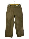 【中古】DUBBLEWORKS◆ボトム/30/コットン/KHK/無地【メンズウェア】