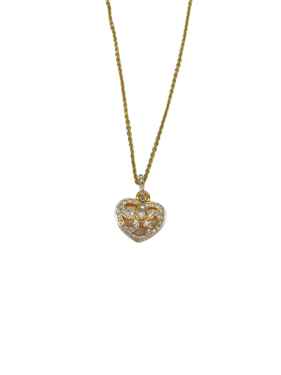 【中古】Swarovski◆ネックレス/--/スワロフスキー/GLD/トップ有/レディース【服飾雑貨他】