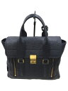 3.1 Phillip Lim◆Pashli Medium Satchel/ショルダーバッグ/レザーネイビー/AC00-0179SKC