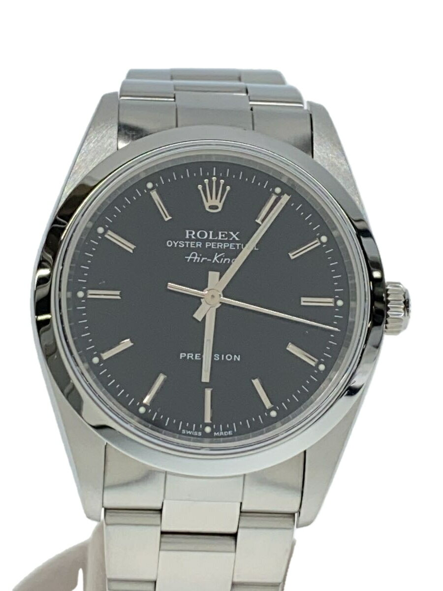 【中古】ROLEX◆エアキング_AT_SS_34mm/