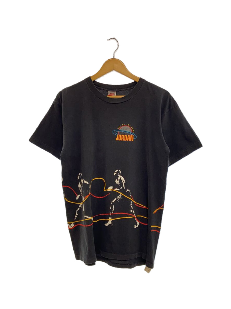【中古】NIKE◆Vintage/90s/USA製/JORDAN/ジョーダン/Tシャツ/SIZE:L/ブラック//【メンズウェア】