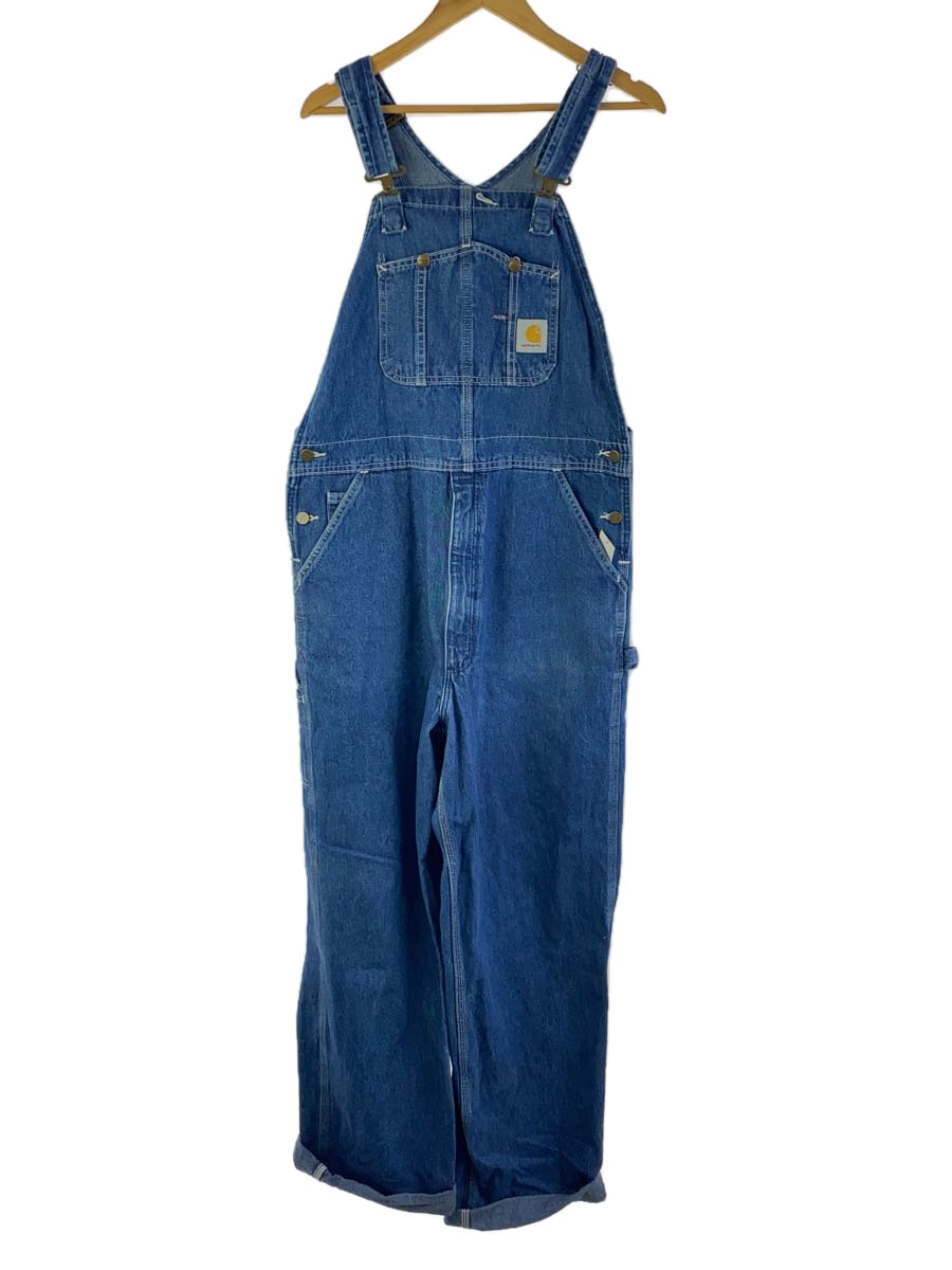 【中古】Carhartt◆オーバーオール/36/デニム/IDG/無地/R07-DST【メンズウェア】