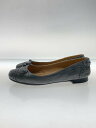 【中古】BALENCIAGA◆フラットパンプス/ビブラムソール/36/GRY/レザー/300004【シューズ】