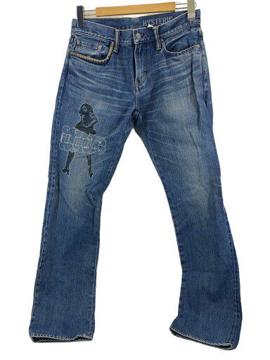 【中古】HYSTERIC GLAMOUR◆ボトム/30/デニム/IDG/02213AP20【メンズウェア】 【中古】HYSTERIC GLAMOUR◆ボトム/30/デニム/IDG/02213AP20【メンズウェア】