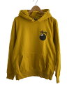 【中古】STUSSY◆パーカー/M/コットン/YLW/プリント/RN94974/CA28629//【メンズウェア】
