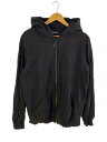 【中古】DIESEL◆ジップパーカー/XL/コットン/BLK/無地【メンズウェア】(4)