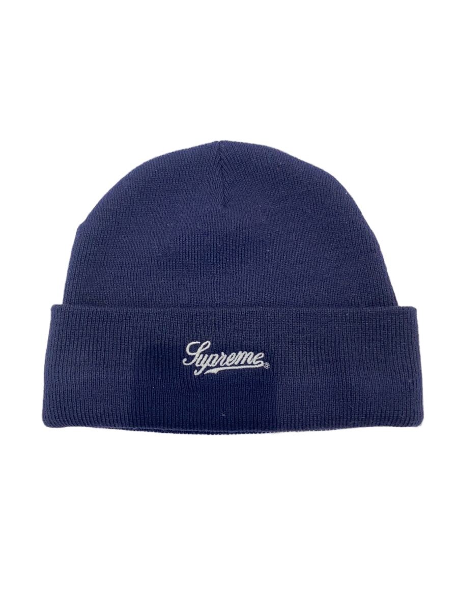 【中古】Supreme◆ニットキャップ/--/アクリル/NVY/メンズ【服飾雑貨他】