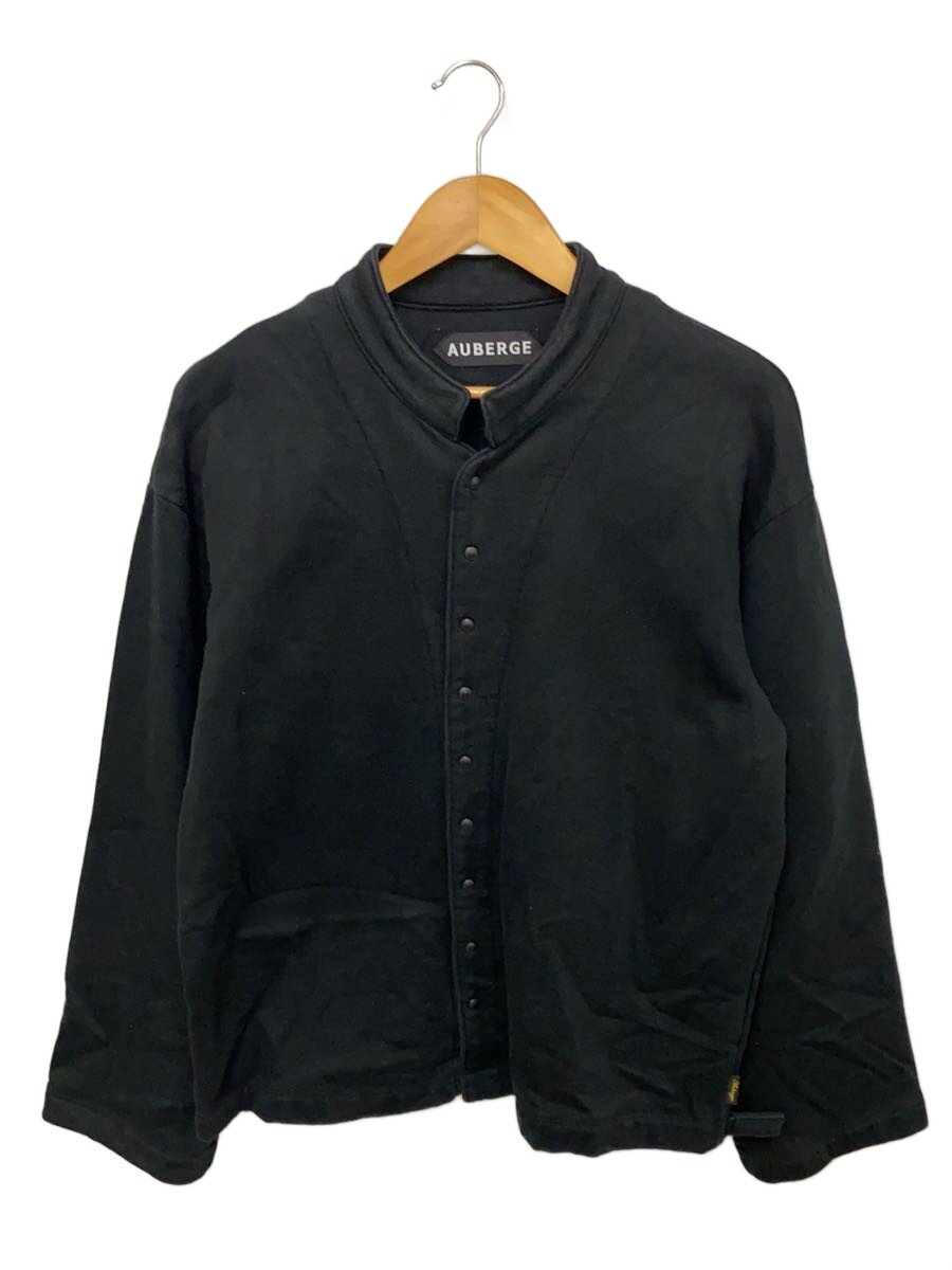 【中古】AUBERGE◆PERLE2/スナップカーディガンジャケット/42/コットン/BLK//【メンズウェア】