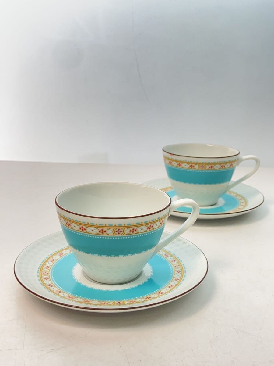【中古】Noritake◆カップ&ソーサー/2点セット/BLU/ノリタケ/ブルー/ハミングブルー【キッチン用品】