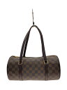 【中古】LOUIS VUITTON◆1)パピヨン30_モノグラム・キャンバス_BRW/PVC/BRW【バッグ】
