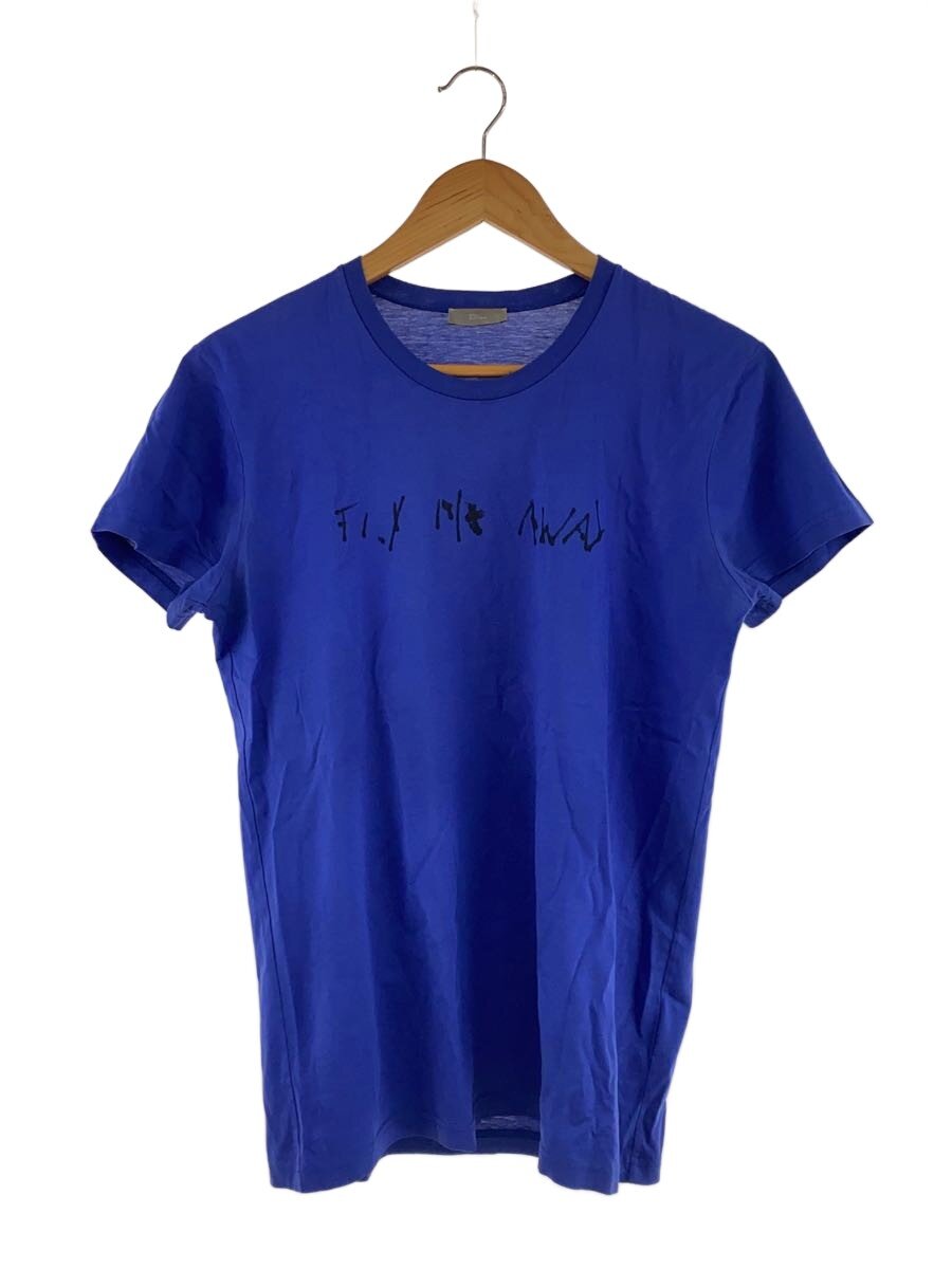 【中古】Dior HOMME◆Fly me AwayTシャツ/M/コットン/BLU/163J00011302//【メンズウェア】