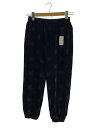 【中古】Needles◆22AW/Papillon Velour Track Pant/ボトム/XS/コットン/BLK/総柄/LQ238//【メンズウェア】