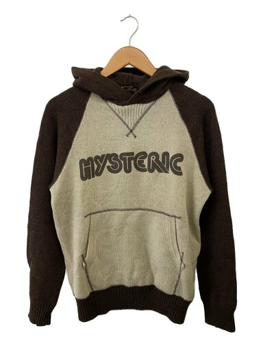 【中古】HYSTERIC◆パーカー/FREE/ウール/BEG/無地【レディースウェア】 【中古】HYSTERIC◆パーカー/FREE/ウール/BEG/無地【レディースウェア】