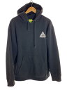 【中古】HUF◆パーカー/L/コットン/BLK/PF00555【メンズウェア】