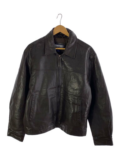 【中古】structure/レザージャケット・ブルゾン/L/レザー/BRW【メンズウェア】 【中古】structure/レザージャケット・ブルゾン/L/レザー/BRW【メンズウェア】