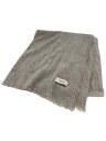 【中古】matti totti/ストール/フリンジ/カシミア/グレー【服飾雑貨他】(4)