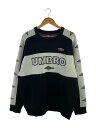 【中古】UMBRO◆セーター(厚手)/XL/アクリル/BLK/UMFR-KN01//【メンズウェア】